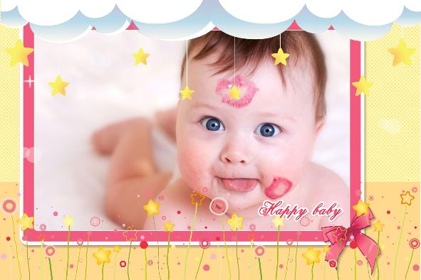 Baby & Kids photo templates Happy Baby Album